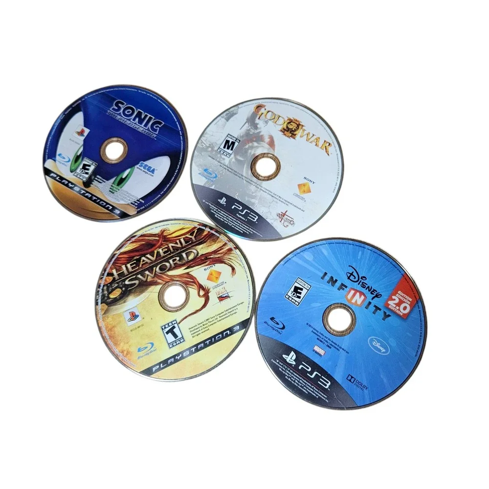 Lot‎ of 4 Sony PlayStation 3 PS3 Games - Disney Infinity 2.0, God of War III